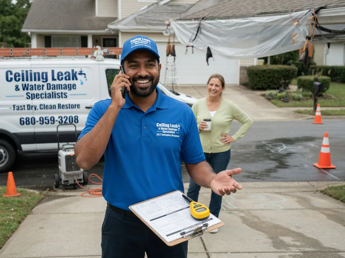Ceiling Leak Cleanup Sutherlin, OR FAQs